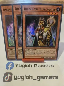 Yu-Gi-Oh Qardan The Clear Sighted X3 PHHY 1st Edition Super Rare Light Played - Image 1