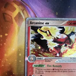 Pokemon TCG Arcanine EX Holo Rare Vintage Card 83/92 EX Legend Maker HP - Image 5