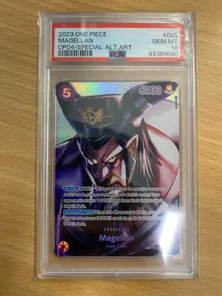 Magellan (OP02-085 SR) PSA 10 - One Piece Card Game ENGLISH 93189680 - Image 1