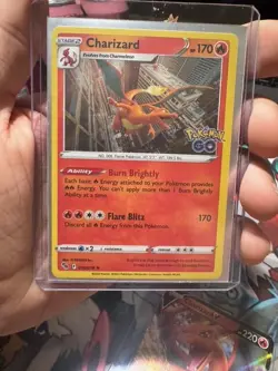 Charizard Lot 6 total cards Evolutions Holo Reverse V EX Pokemon GO Pack Fresh - Image 5