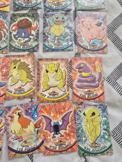 Pokemon Topps Blue Logo Card Lot Vintage Blue Logo Various Conditions See Pics - Image 5