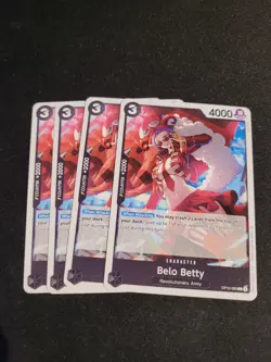 4x Belo Betty OP12-090 C Legacy of the Master - ONE PIECE Card Game - Image 1