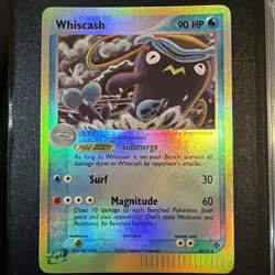 Pokemon Card Whiscash EX Dragon Reverse Holo Uncommon 48/97 VLP - Image 1