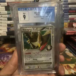 Staraptor FB LV X Supreme Victors 147/147 Holo Rare Pokemon Card Graded CGC - Image 1