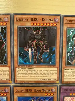 Destiny Hero Plasma, Dogma, Dreadmaster, Diamond Dude, Yugioh Cards 10 - Image 3