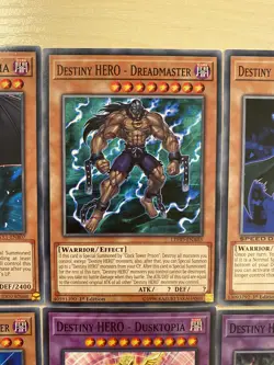 Destiny Hero Plasma, Dogma, Dreadmaster, Diamond Dude, Yugioh Cards 10 - Image 4