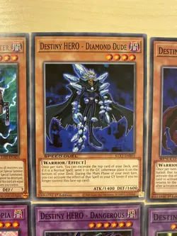 Destiny Hero Plasma, Dogma, Dreadmaster, Diamond Dude, Yugioh Cards 10 - Image 5