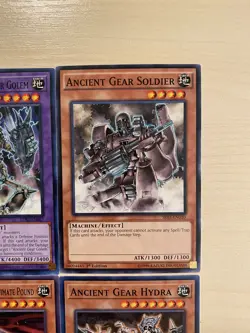 Ancient Gear Golem, Gear Soldier, Ultimate Ancient Gear Golem, 9 Yugioh Cards - Image 4
