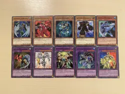 Elemental Hero Flame Wingman, Avian, Burstinatrix, Clayman, 10 Yugioh Cards, NM - Image 1