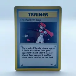 Pokemon TCG Karte - The Rocket’s Trap 19/132 Holo | Englisch | Gym Heroes - Image 1