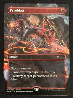 1x MTG Pyroblast - WPN & Gateway Promos (WPN) #2 - Magic the Gathering - Image 1