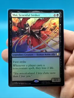 MTG Mai, Scornful Striker Foil 0109 Avatar: The Last Airbender {TLA} - Image 3