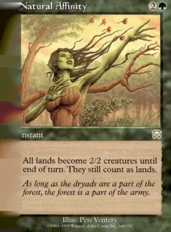 Mercadian Masques #260 Natural Affinity - Image 1