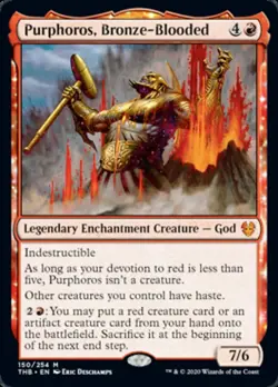 MTG Purphoros, Bronze-Blooded Theros Beyond Death MYTHIC NM/M - Image 1