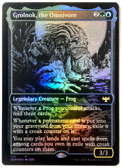 MTG Grolnok, the Omnivore SHOWCASE FOIL Innistrad: Crimson Vow LP - NM - Image 1