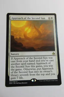 MTG Approach of the Second Sun x1- -Amonkhet-Lightly Played - Image 1