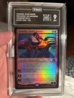 Chandra, Spark Hunter (Foil) - Aetherdrift - TAG Mint 9 - Image 1