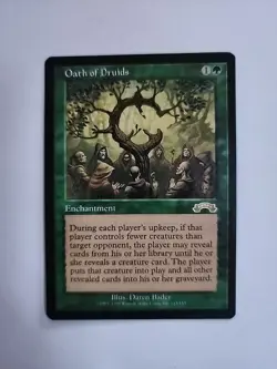 Mtg Oath of Druids Exodus Regular - Image 1