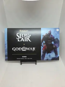 Magic The Gathering Secret Lair God of War Norse Traditional Foil - Image 1