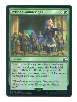 Prishe's Wanderings FOIL NM 0193 Final Fantasy FIN MTG Magic the Gathering - Image 1