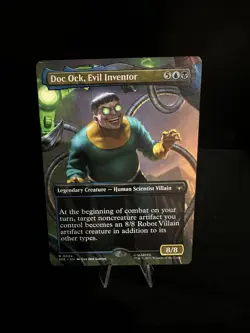 Doc Ock, Evil Inventor 0024 Rare Borderless Non-Foil Spider-Man MTG - Image 1