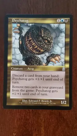 Psychatog Odyssey EX/LP #292 MTG Magic the Gathering Creature Uncommon - Image 1