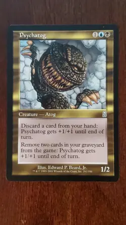 Psychatog Odyssey EX/LP #292 MTG Magic the Gathering Creature Uncommon - Image 3