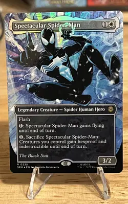 Spectacular Spider-Man (0235) (Borderless) (Textured Foil) Marvel's Spider-Man - Image 1