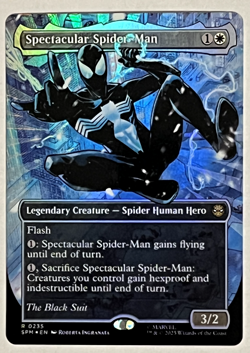 Spectacular Spider-Man (0235) (Borderless) (Textured Foil) Marvel's Spider-Man - Image 2