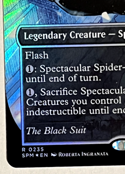 Spectacular Spider-Man (0235) (Borderless) (Textured Foil) Marvel's Spider-Man - Image 5