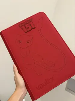 Pokemon Laser Engraved Mew Binder(Made To Order) - Image 1