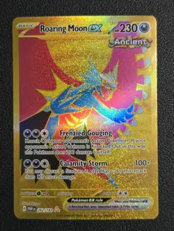 Pokemon: 1x Roaring Moon ex - 262/182 - Hyper Rare - NM SV Paradox Rift - Image 1