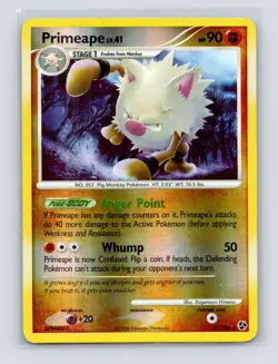 Pokemon TCG Primeape 27/106 Great Encounters Reverse Holo MP - Image 1