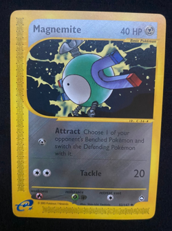 Pokemon TCG Magnemite Aquapolis 52/147 Regular (NM) - Image 1