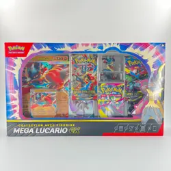 Pokemon TCG Coffret Collection Figurine Mega-Lucario EX EV09 ME01 Mega Evolution - Image 1