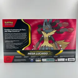Pokemon TCG Coffret Collection Figurine Mega-Lucario EX EV09 ME01 Mega Evolution - Image 2