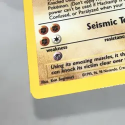 Pokemon Machamp Holo Rare 1st Edition Base Set 1999 - Image 3