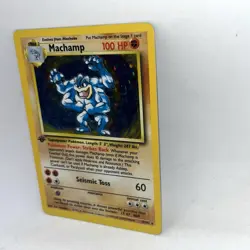 Pokemon Machamp Holo Rare 1st Edition Base Set 1999 - Image 4