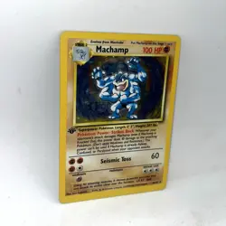 Pokemon Machamp Holo Rare 1st Edition Base Set 1999 - Image 5