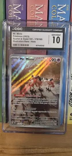 Pokemon TCG - Mr. Mime 179/165 Scarlet & Violet 151 English CGC Gem Mint 10 179 - Image 1