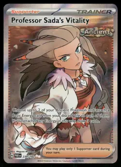 Professor Sada's Vitality 239/182 Ultra Rare Holo NM Pokemon SV04: Paradox Rift - Image 1