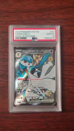 2024 GARDEVOIR EX Pokemon PAF EN-PALDEAN FATES SHINY ULTRA RARE #217 PSA 10 - Image 1