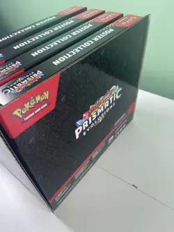 (LOT OF 4) NEW Pokemon TCG S&V Prismatic Evolutions Poster Collection Box Sealed - Image 3