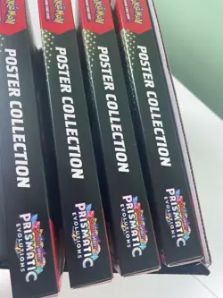 (LOT OF 4) NEW Pokemon TCG S&V Prismatic Evolutions Poster Collection Box Sealed - Image 5