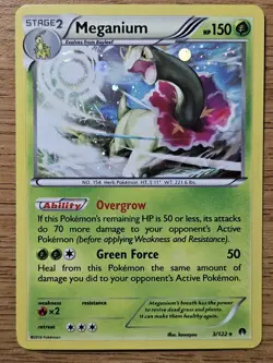 Pokemon Meganium 3/122 XY Breakpoint Cosmos Holo Promo English NM/LP - Image 1