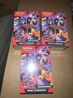 Pokemon Scarlet & Violet Destined Rivals Booster Bundle Box Sealed x3 box - Image 1