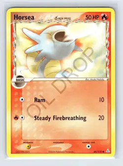 Pokemon Horsea (Delta Species) EX Holon Phantoms 66/110 LP - Image 1
