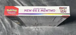 Pokemon Mew EX Mewtwo Scarlet & Violet Box Set 151 Brazilian Giant Sealed - Image 4