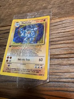 1999 Pokemon TCG Machamp #8/102 NM Sealed Base Set 1st Edition Holo Rare WOTC - Image 5