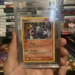 2005 Entei 1/17 Pop Series 2 BGS 8.5 NM/MINT *Low Pop* Pokemon TCG - Image 1
